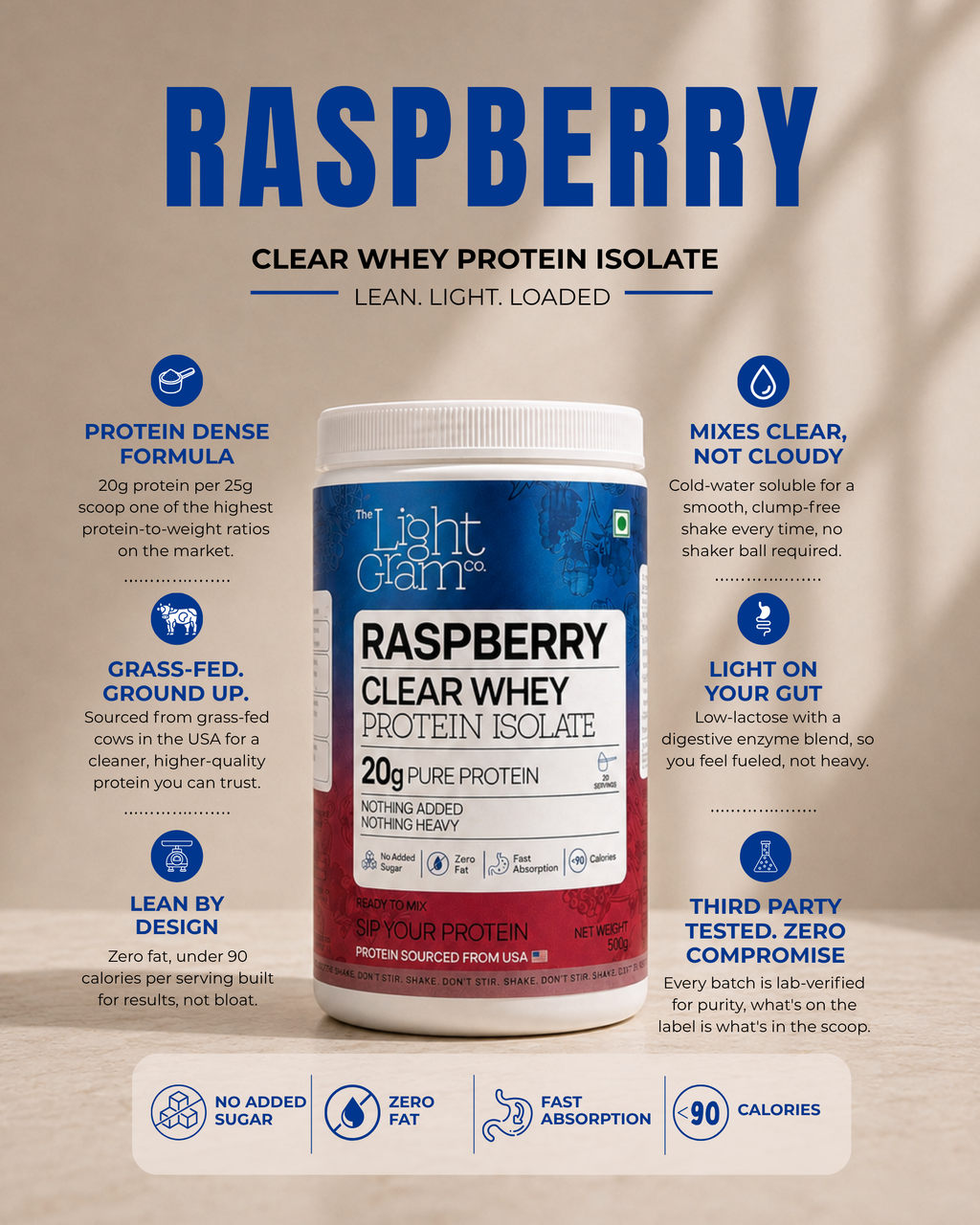 Raspberry Clear Whey Protein