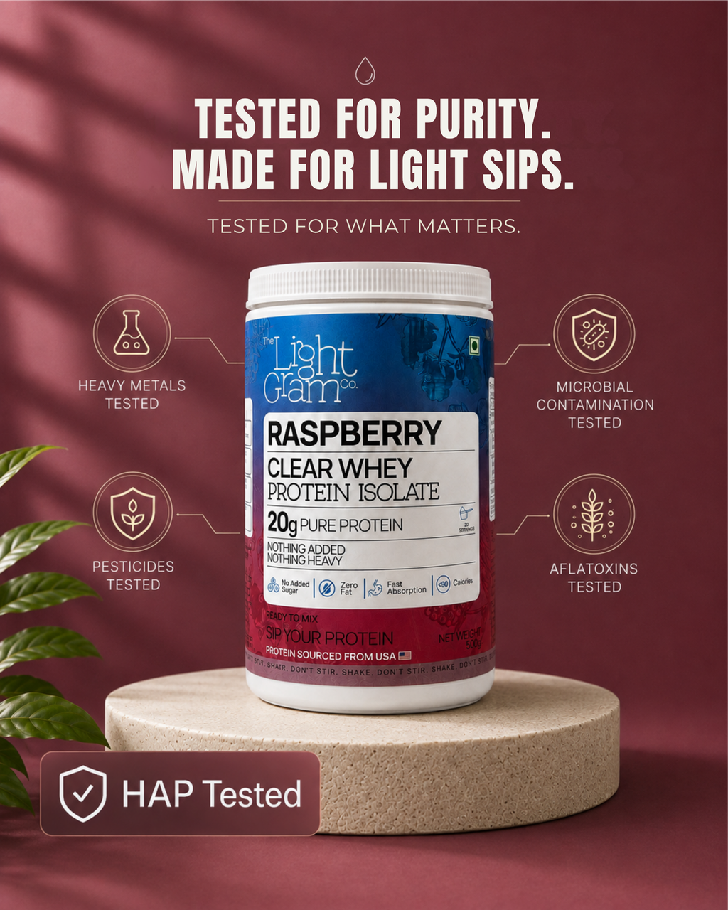 Raspberry Clear Whey Protein
